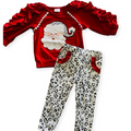 Santa Leopard 2pc