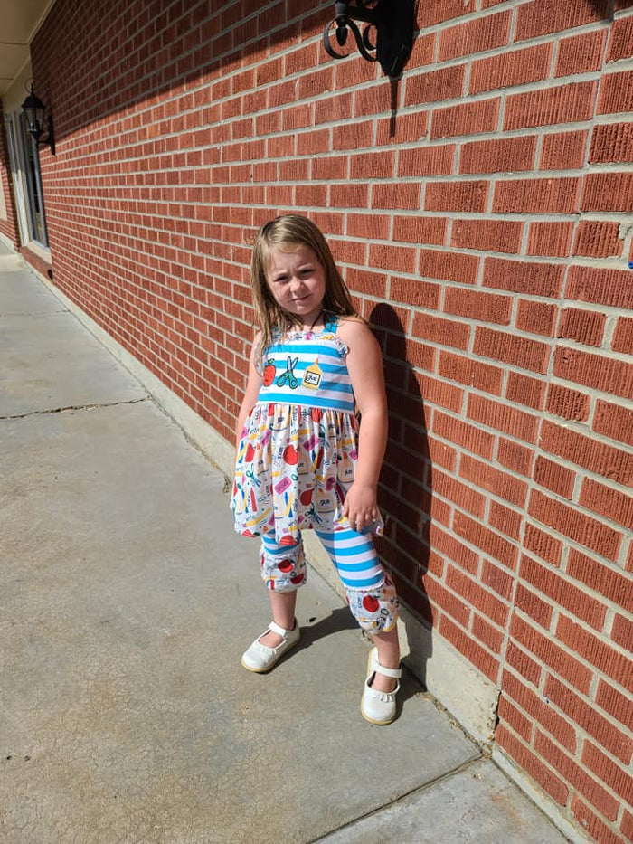 School Striped 2pc set