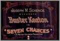 SEVEN CHANCES - 1925 - BUSTER KEATON - COLORIZED - RARE DVD