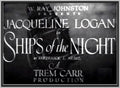 SHIPS OF THE NIGHT - 1928 - JACK MOWER - SILENT - RARE DVD