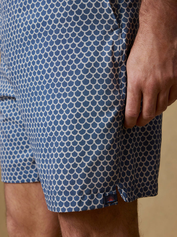 | Shorelite Trunk (7") - Fishscale | Faherty Brand