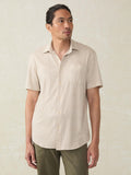 | Short-Sleeve Hermosa Shirt - Island Sand Fishscale | Faherty Brand