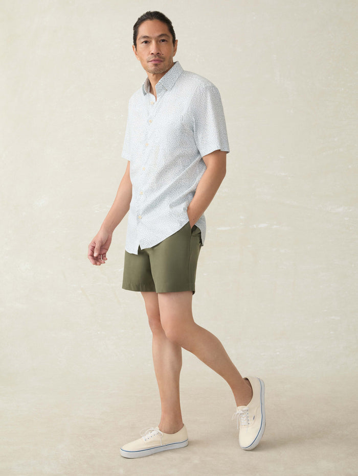 | Short-Sleeve Movement™ Monterey Shirt - Sage Grove Foliage | Faherty Brand