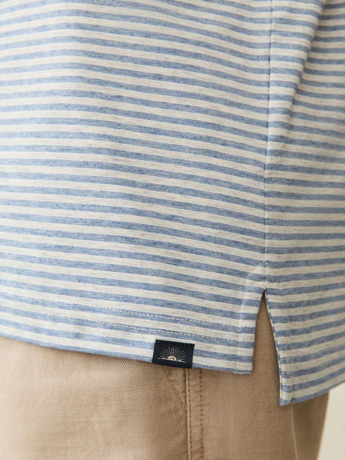 Short-Sleeve Movement Polo - Long Valley Stripe