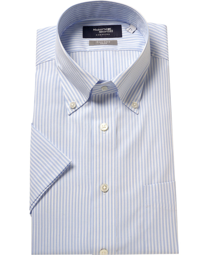 Short Sleeve Shirt - Button Down Pinpoint Oxford
