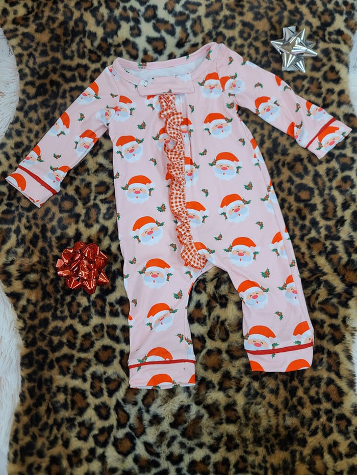 Sibling Matching Santa Pjs/Gown/one piece