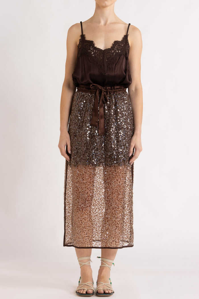 Skyler Sequin Skirt