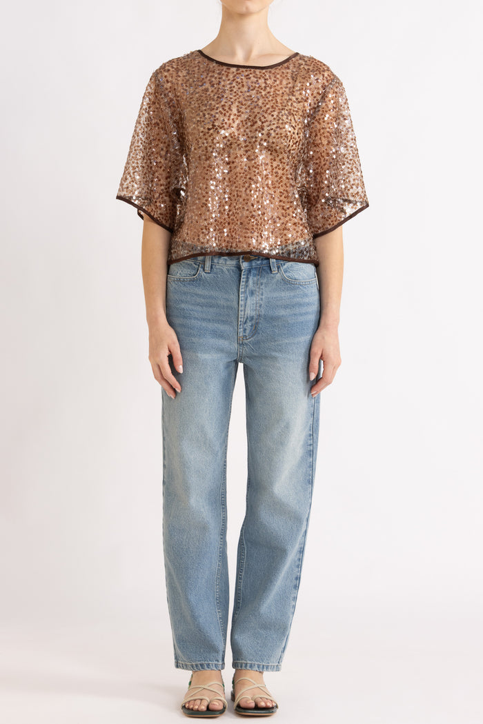 Skyler Sequin Top