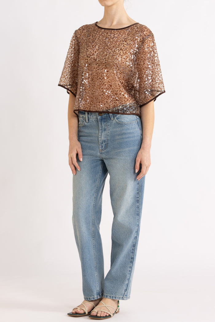 Skyler Sequin Top