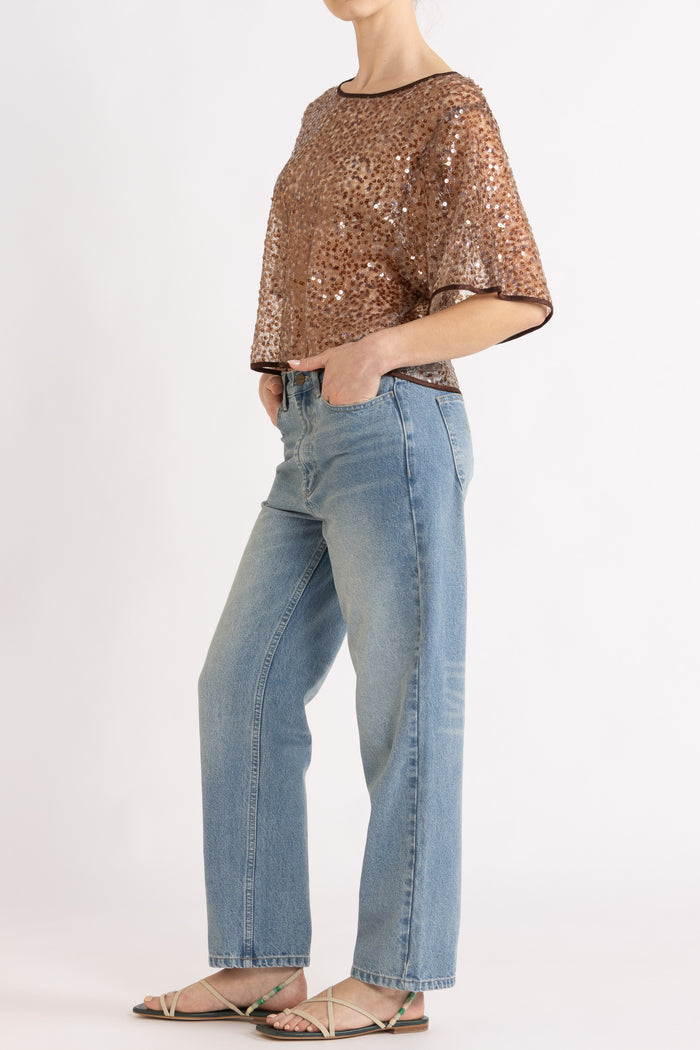 Skyler Sequin Top