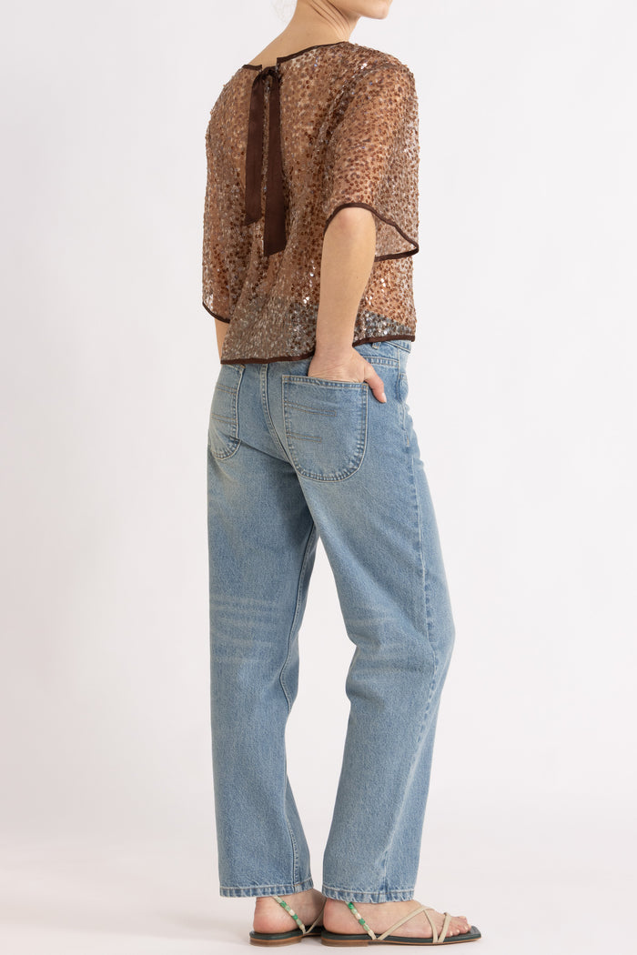 Skyler Sequin Top