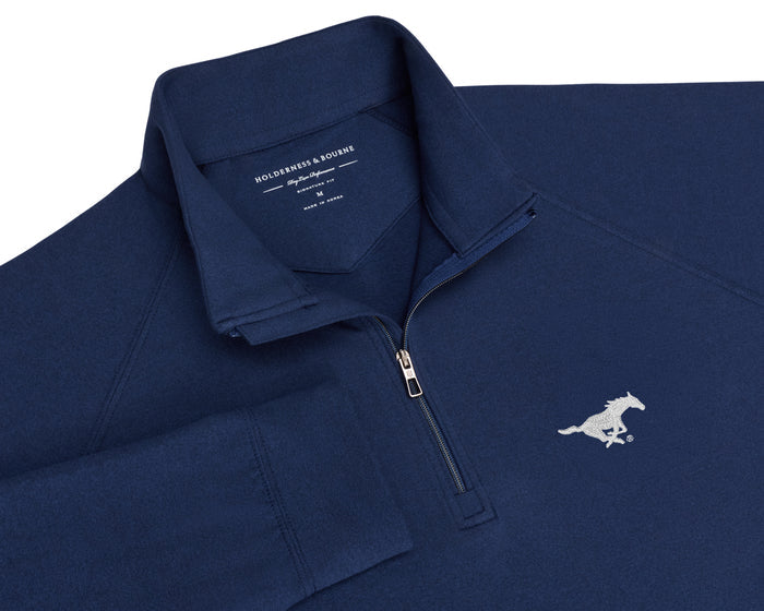Southern Methodist University Westland Quarter-Zip: Navy