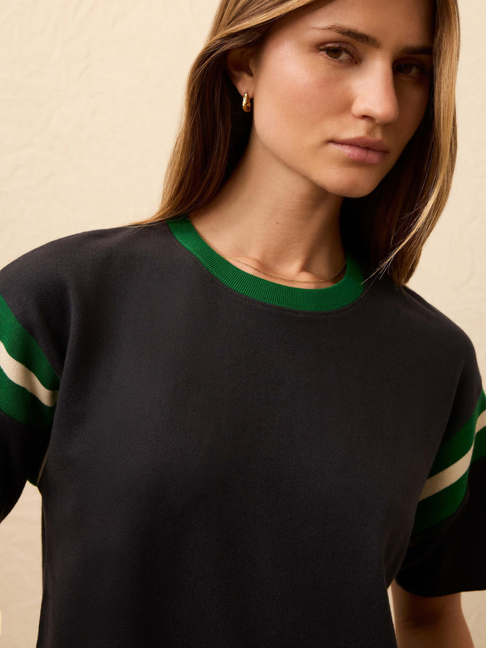 | Sport Jersey Throwback Tee - Navy Varsity | Faherty Brand