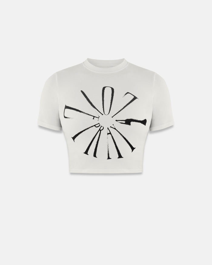 Spring Pray 4 Love Baby Tee White