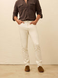 | Stretch Terry 5-Pocket Pant - Egret | Faherty Brand