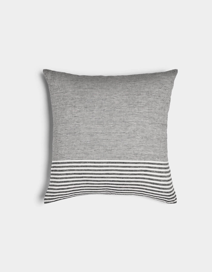 Mixed Stripe Eclipse and Sea Salt / 20" x 20"