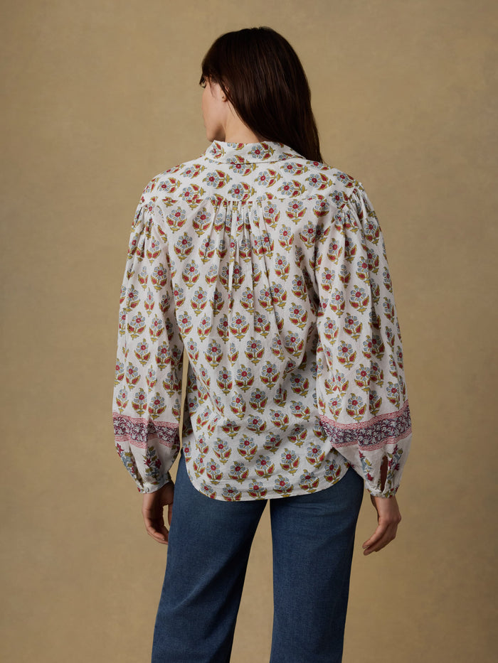 | Suki Blouse - Antique Bouquet | Faherty Brand