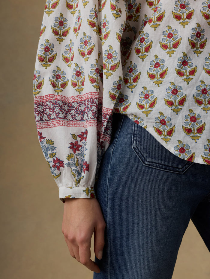 | Suki Blouse - Antique Bouquet | Faherty Brand