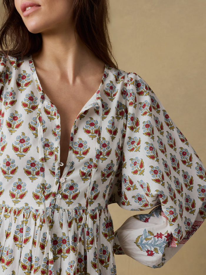| Suki Dress - Antique Bouquet | Faherty Brand