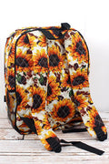 Sunflower quilted Backpack
