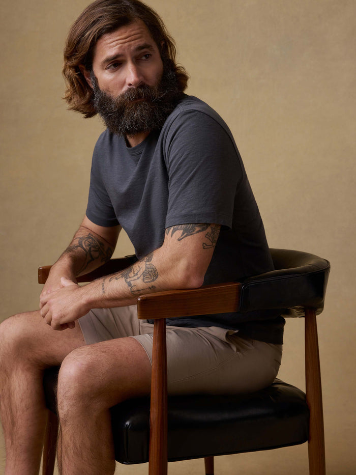 | Sunwashed Regenerative Tee - Graphite | Faherty Brand