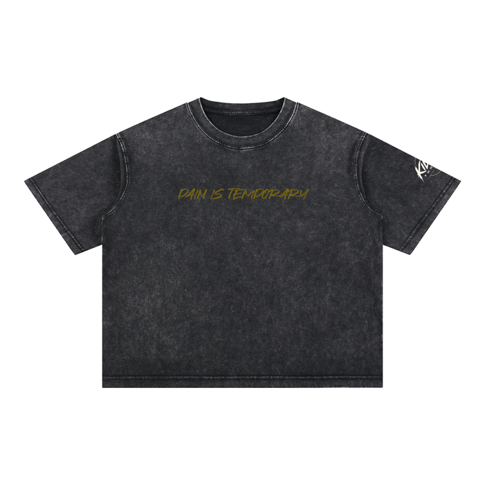 Temporary Pain Mineral Wash Boxy Cotton T-Shirt