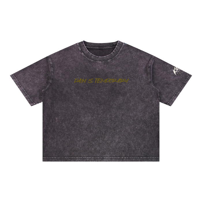 Temporary Pain Mineral Wash Boxy Cotton T-Shirt