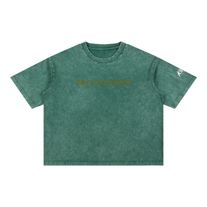 Temporary Pain Mineral Wash Boxy Cotton T-Shirt