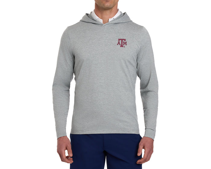 Texas A&M University Stowe Hoodie: Heathered Gray