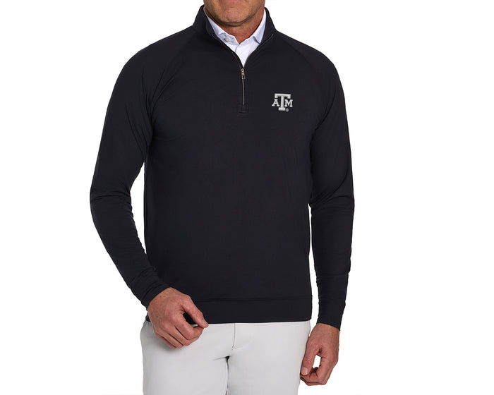 Texas A&M University Westland Quarter-Zip: Black