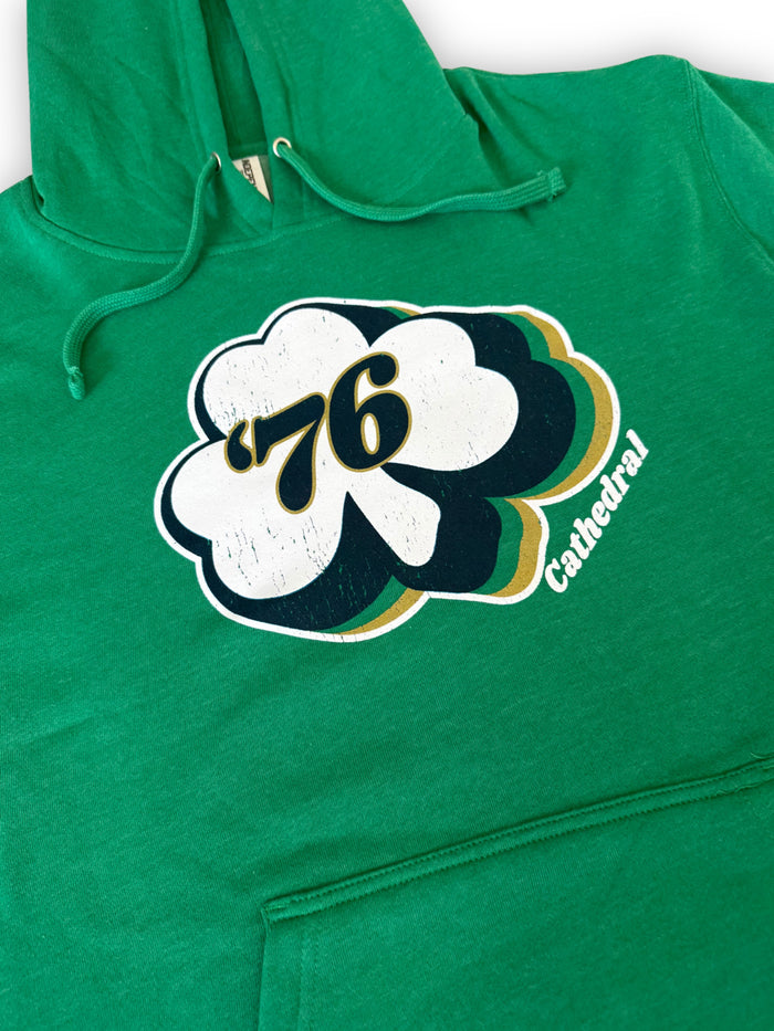 The ’76 Shamrock Hoodie – Kelly Green