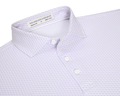 The Atwood Shirt: Tudor features a point collar, three-button placket, and herringbone print, offering comfort and performance with moisture wicking and sun protection.