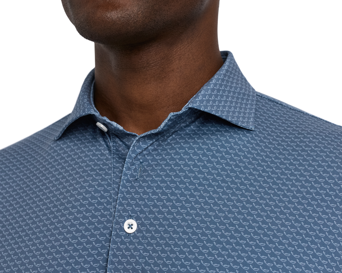 The Bassett Shirt: Pacific Blue