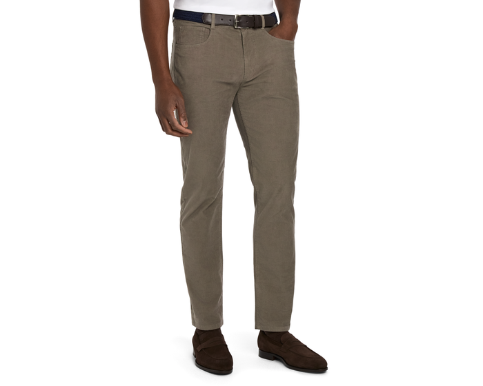 The Baxter 5 Pocket Corduroy Pant: Driftwood