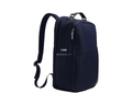 The Broughton Backpack: Navy Ballistic - White Embroidery, featuring a side view with adjustable straps, top handle, and visible CMB initials on the side pocket.
