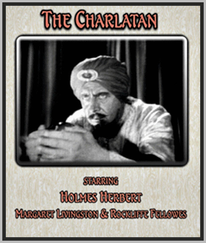 THE CHARLATAN - 1929 - HOLMES HERBERT - SILENT - RARE DVD