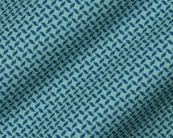 The Collins Shirt: Cascade Green & Pacific Blue