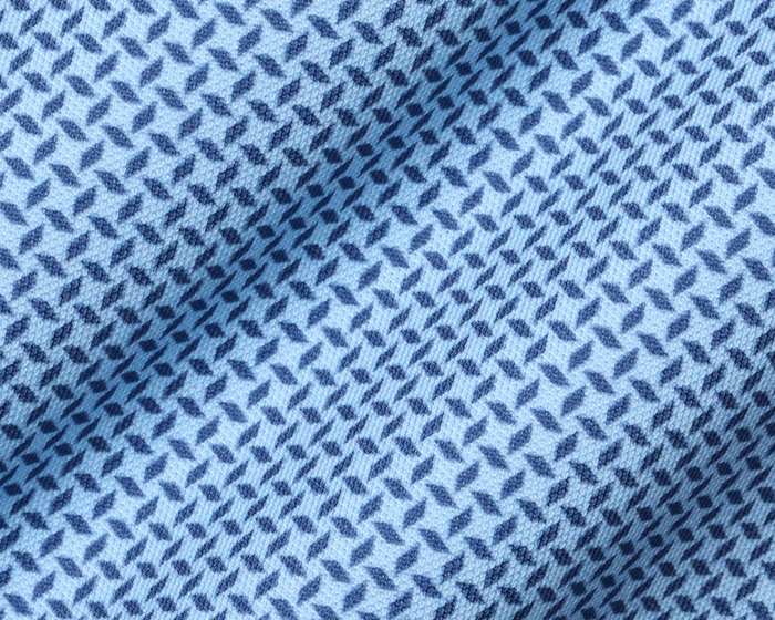 The Collins Shirt: Vista Blue & Pacific Blue