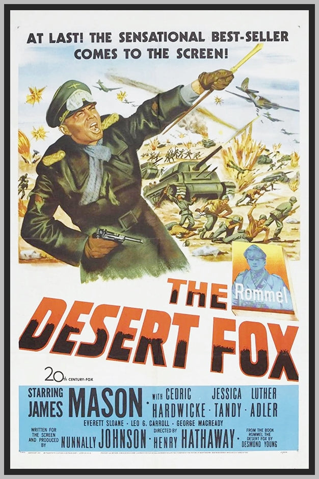 THE DESERT FOX - 1951 - COLORIZED - JAMES MASON