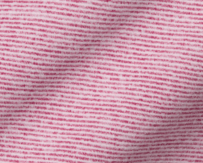 The Hamilton Hoodie features fine-knit horizontal stripes, showcasing its heathered texture. Made for comfort with lightweight, stretchy fabric and sun protection.