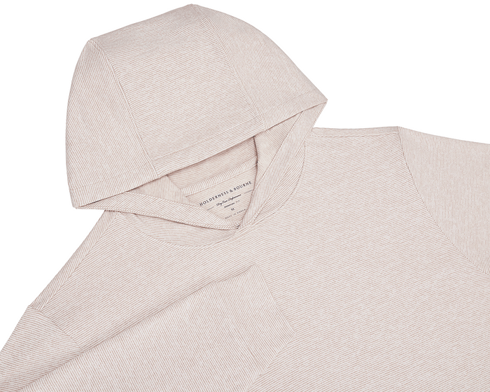 Holderness & Bourne Brown Striped Hoodie