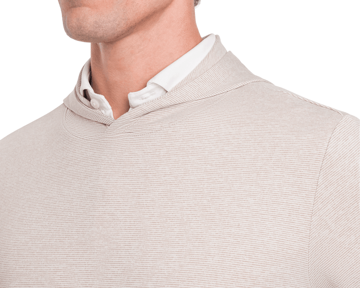 Holderness & Bourne Brown Striped Hoodie