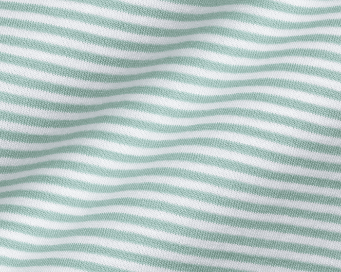 The Herron Shirt: Cascade Green & White