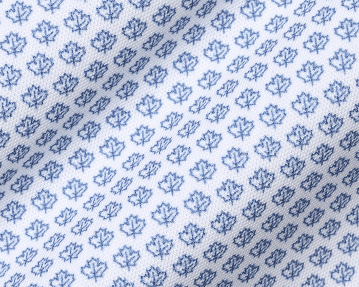 The Lafayette Shirt: White & Pacific Blue