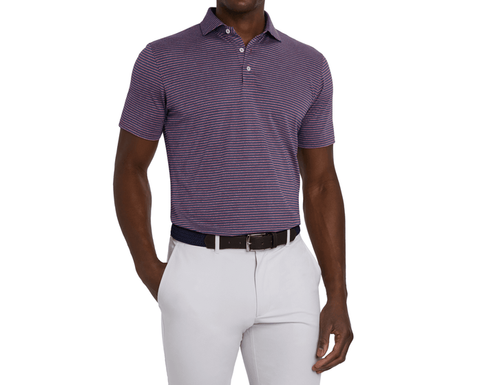 The Maxwell Shirt: Pacific Blue & Heathered Napa