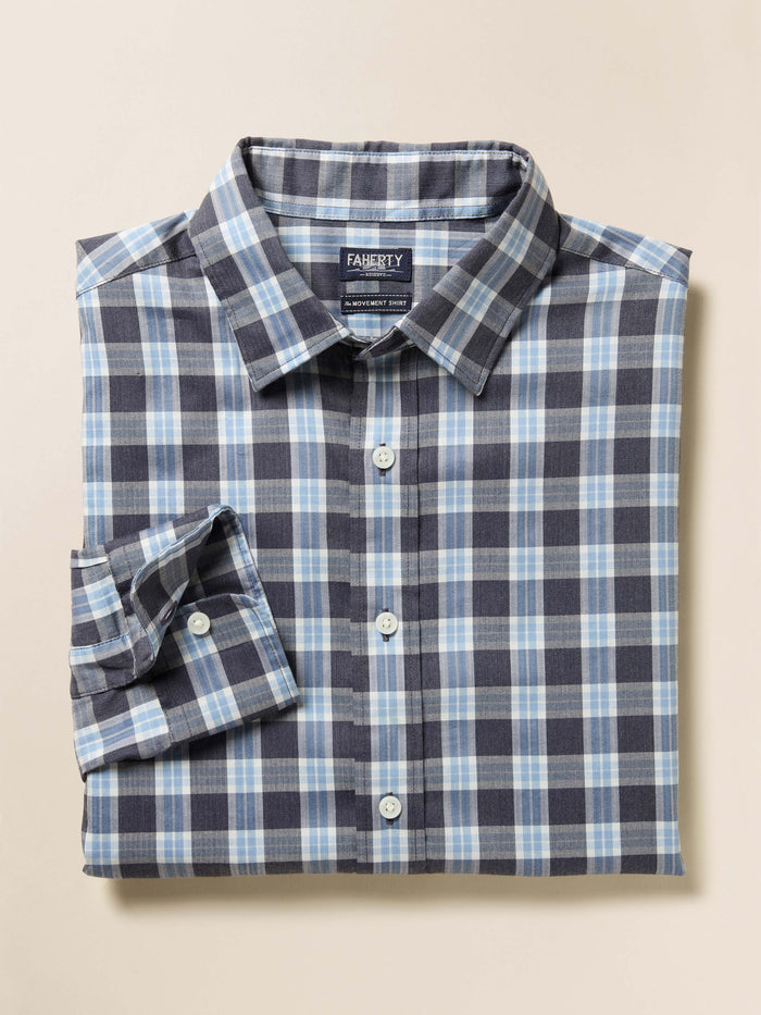 | The Movement™ Shirt - Dark Creek Plaid | Faherty Brand