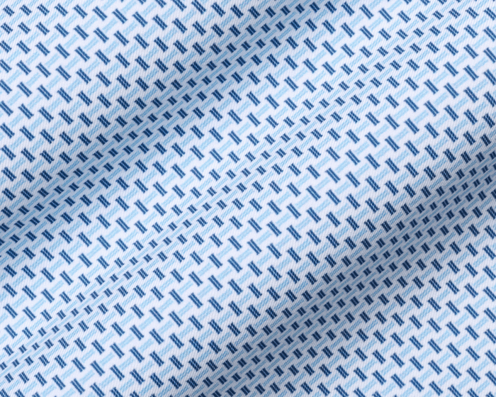 The Norman Shirt: Vista Blue & Pacific Blue