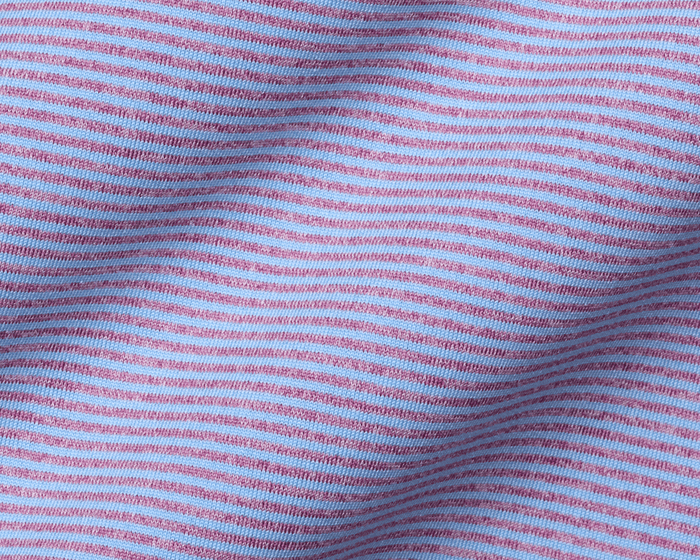 The Perkins Shirt: Vista Blue & Heathered Faded Mauve