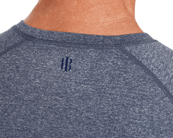 The Pickett Performance T-Shirt: Heathered Navy