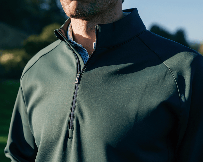 The Rodgers Quarter-Zip: Cypress